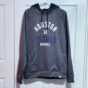 Astros Hoodie Jacket Pullover Dark Grey
